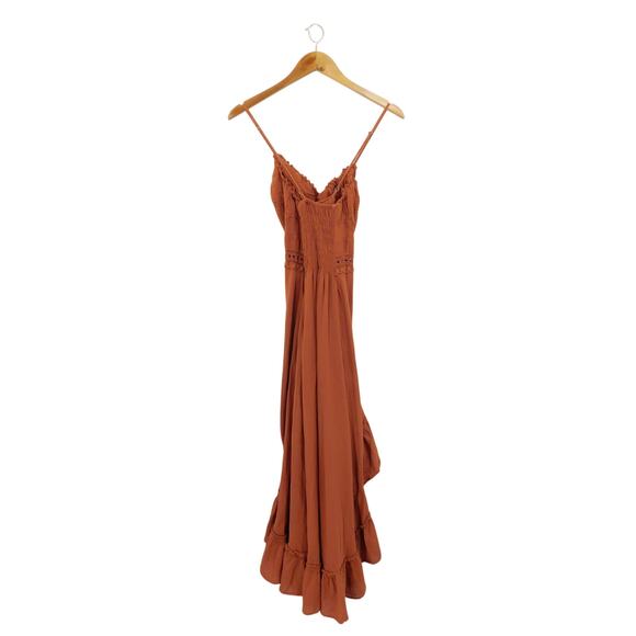 Scully Cantina Collection Empire Waist High Low Dress In Ginger Size XL Western - Picture 4 of 9
